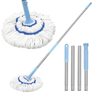 Hand wash-free twist rotating mop floor